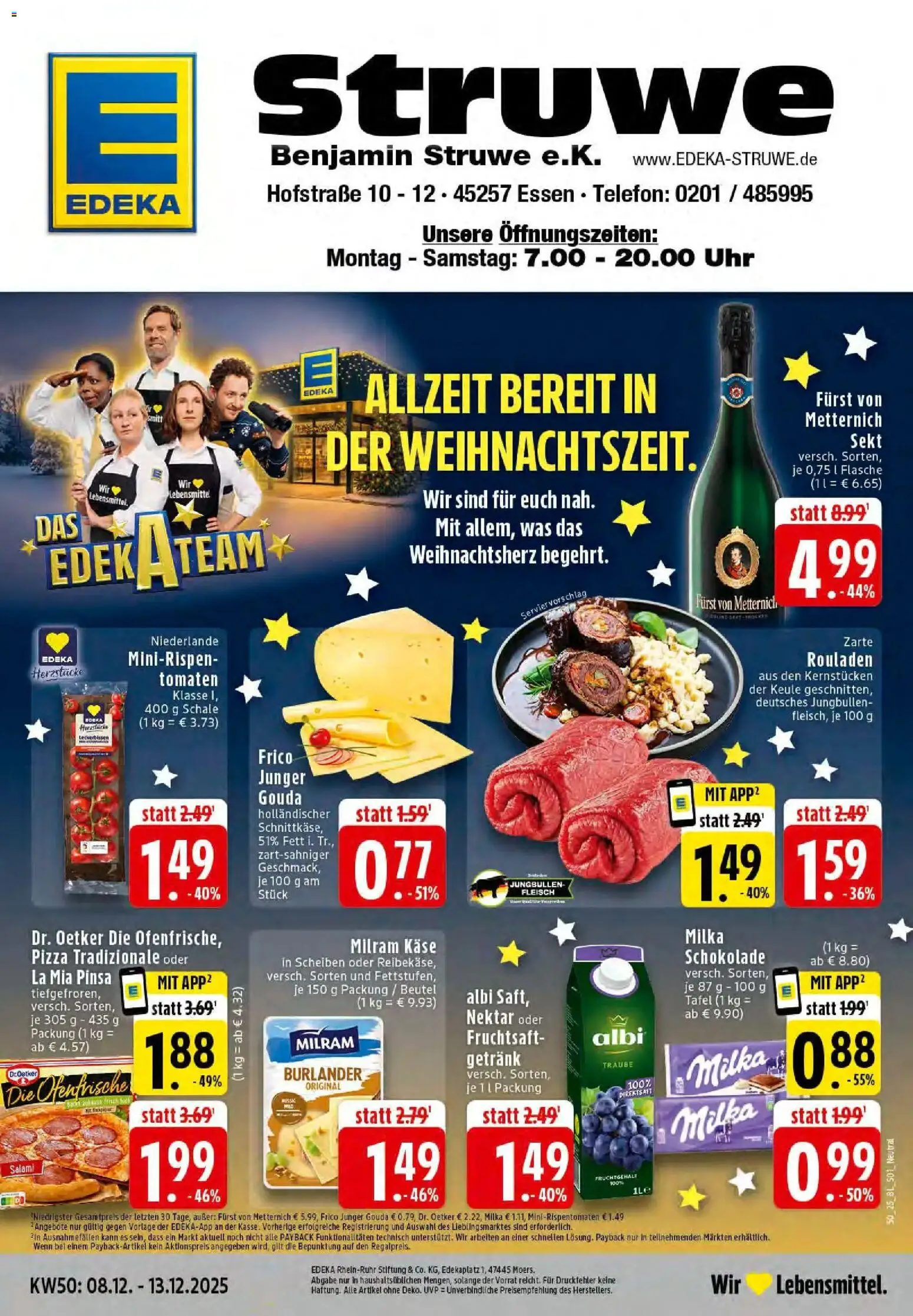 Vorschau von dem Prospekt des Geschäftes Edeka, gültig ab dem 07.12.2025