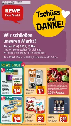 Vorschau von dem Prospekt des Geschäftes Rewe, gültig ab dem 09.03.2026