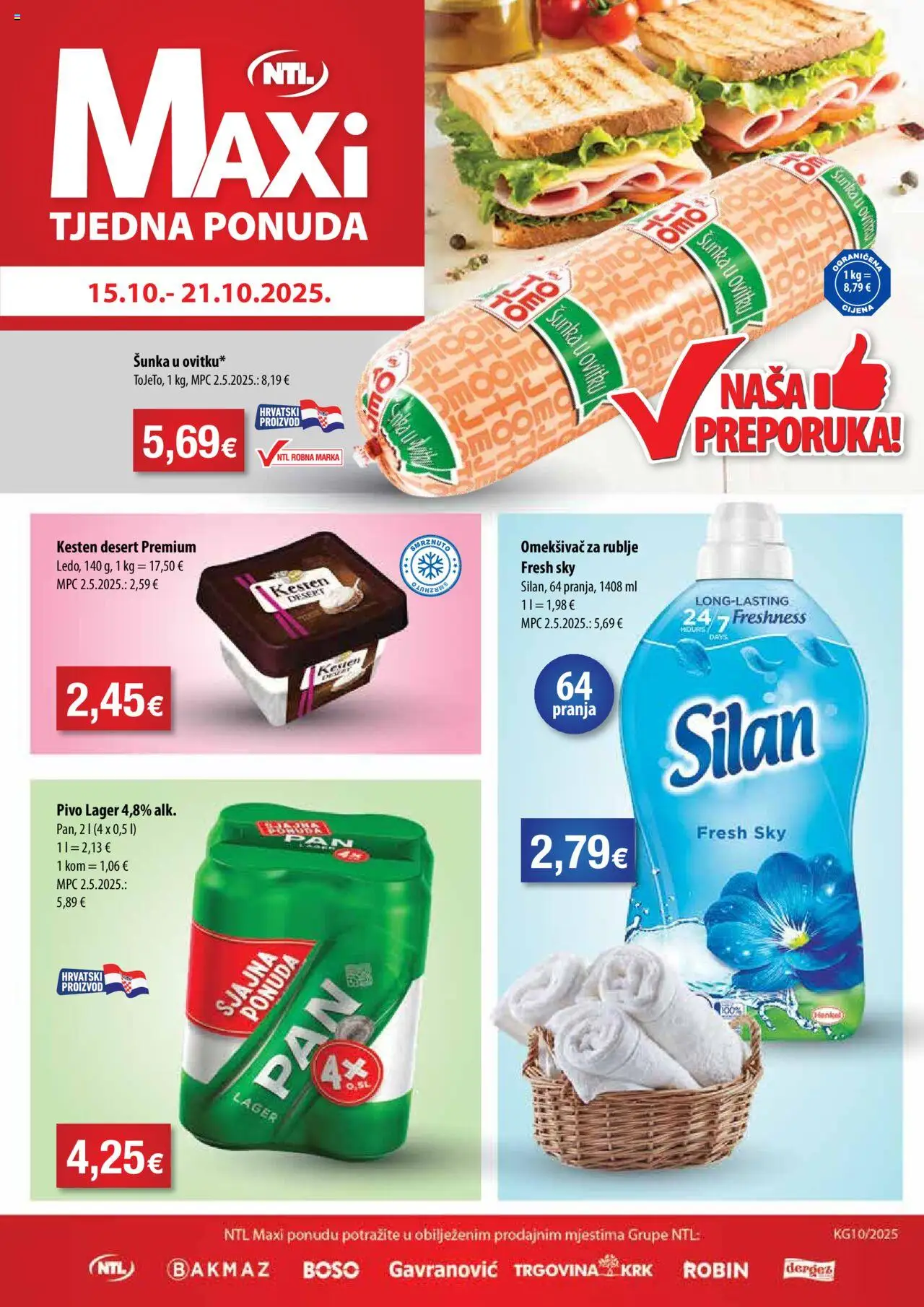 Bakmaz aktualni Katalog vrijedi od 15.10.2025 - tjedna akcija broj stranice 1