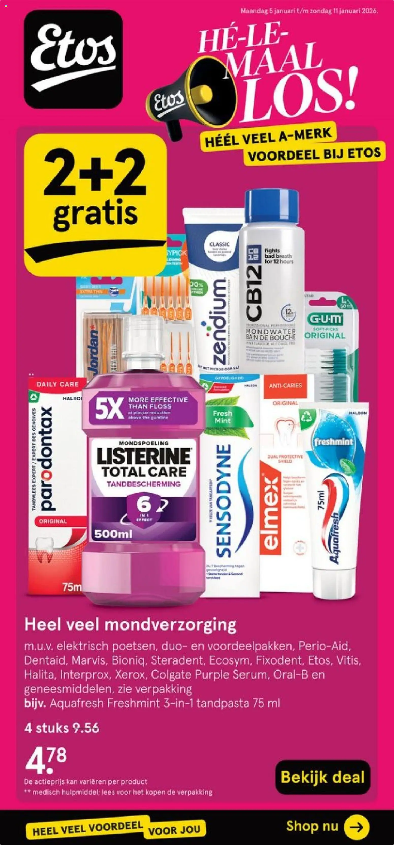 Voorbeeld van Folder van winkel Etos geldig vanaf 05-01-2026