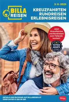 Vorschau der Angebote: Billa Kreuzfahrten Rundreisen Erlebnisreisen 5/6 2025 gültig ab 03.06.2025