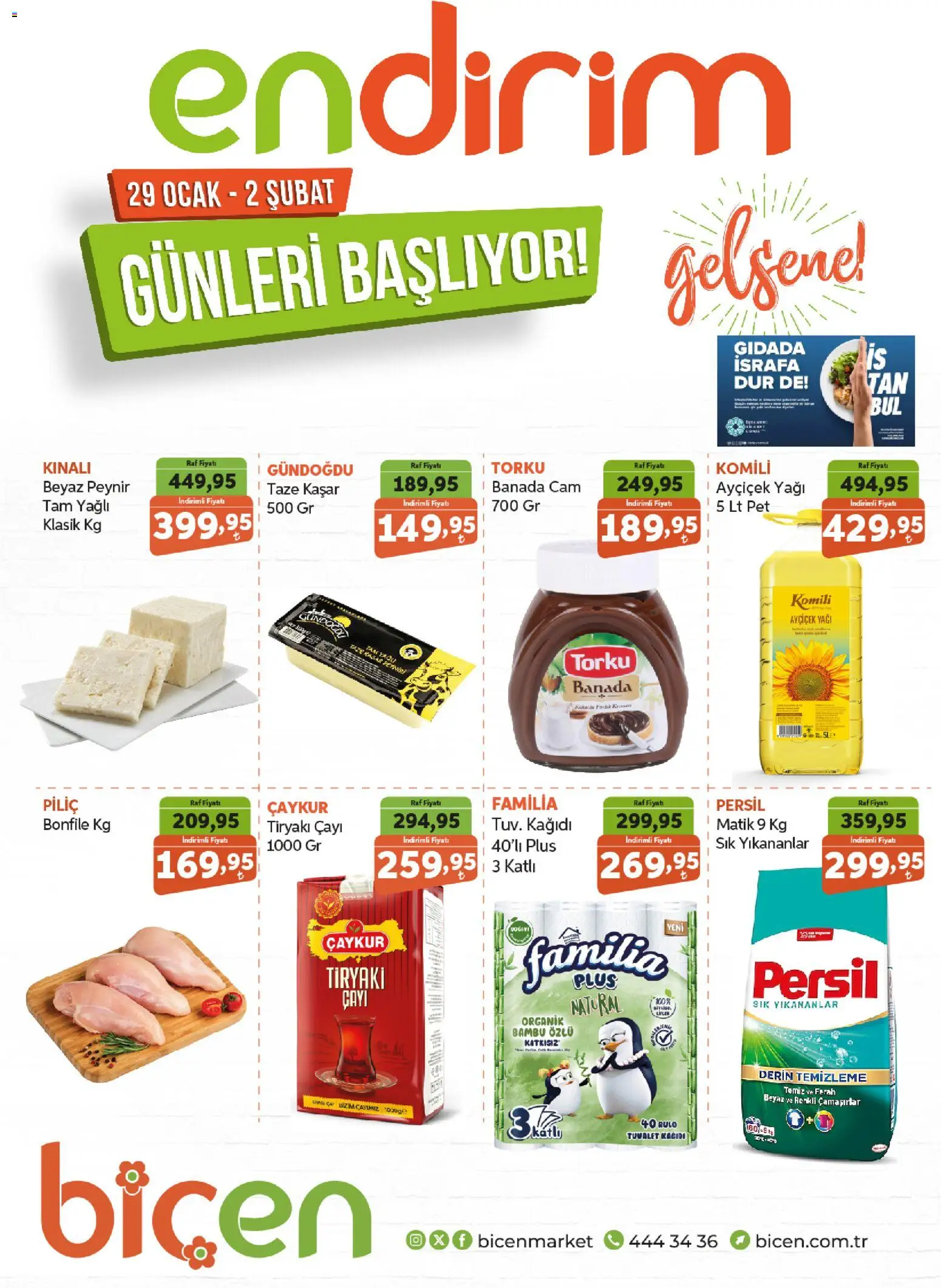 Biçen Market Katalog 29.01.2026 - Broşürünün önizlemesi