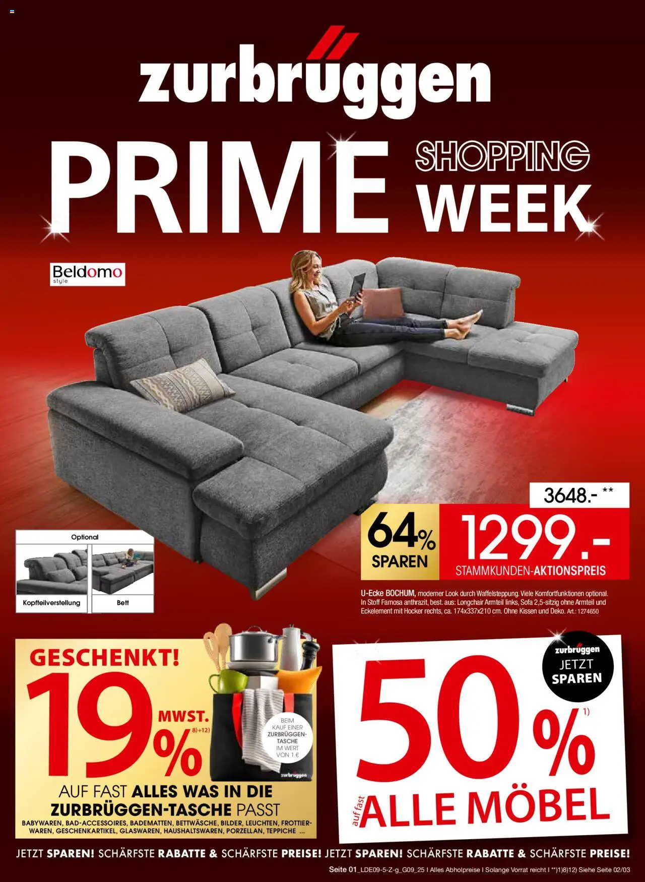 Zurbrüggen Prime Shopping Week (vom 14.09.2025 - 20.09.2025)