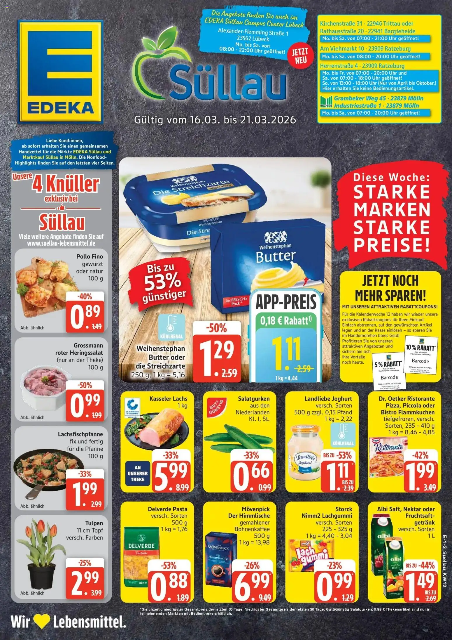 Vorschau von dem Prospekt des Geschäftes Edeka, gültig ab dem 16.03.2026