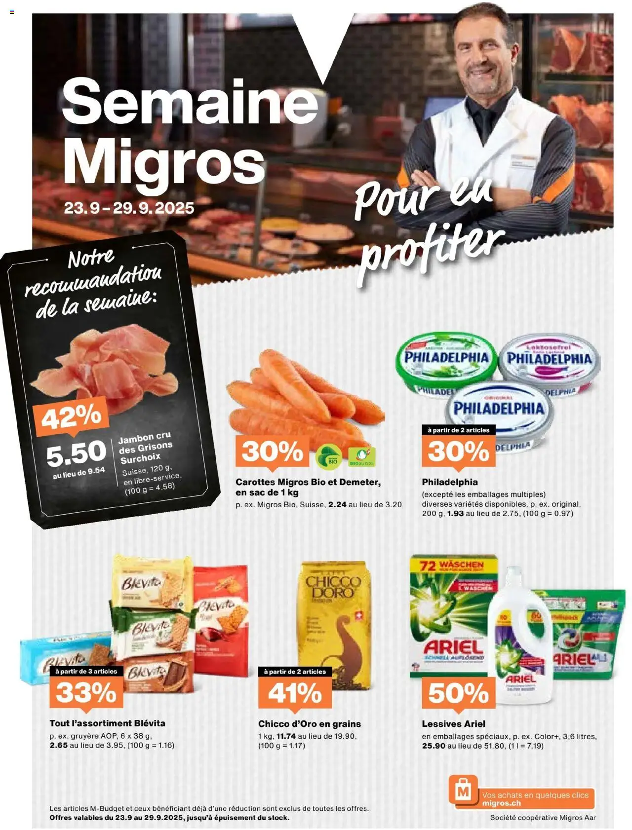Migros Aktionen FR ab 23.09.2025 - Seitennummer 1