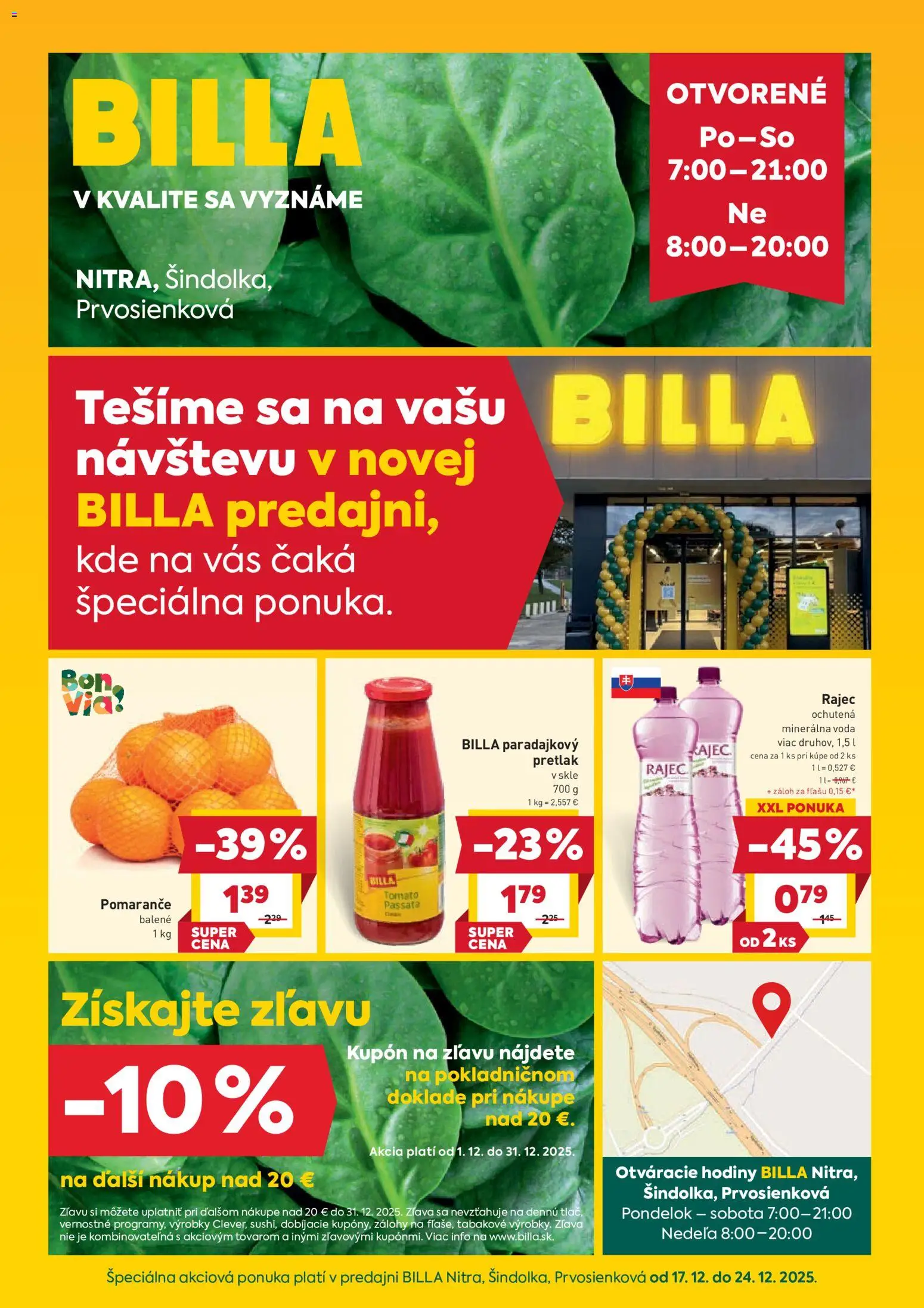 Náhľad Billa letáku platného od 17.12.2025