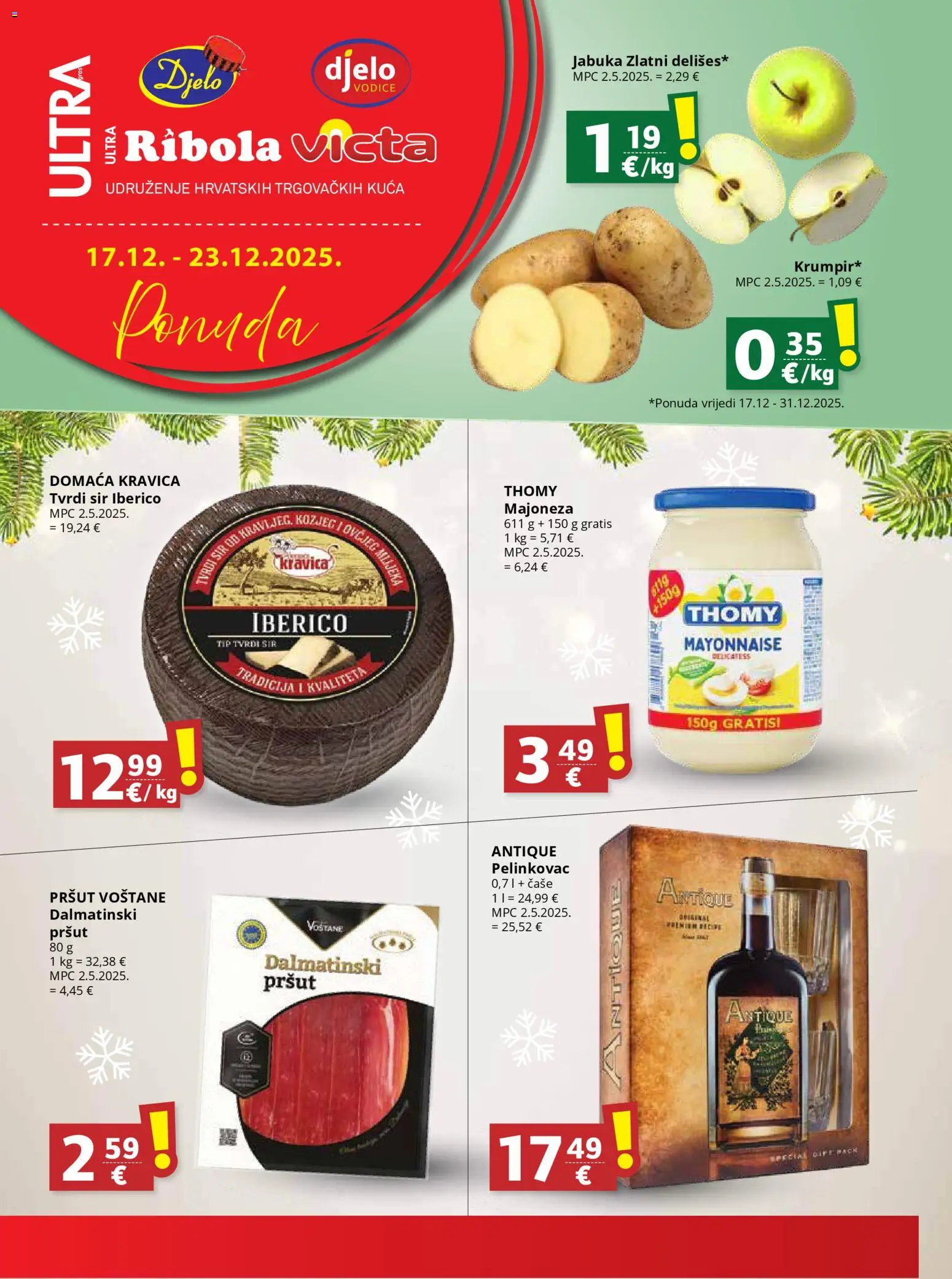 Pregled letka Katalog trgovine Djelo vrijedi od 17.12.2025