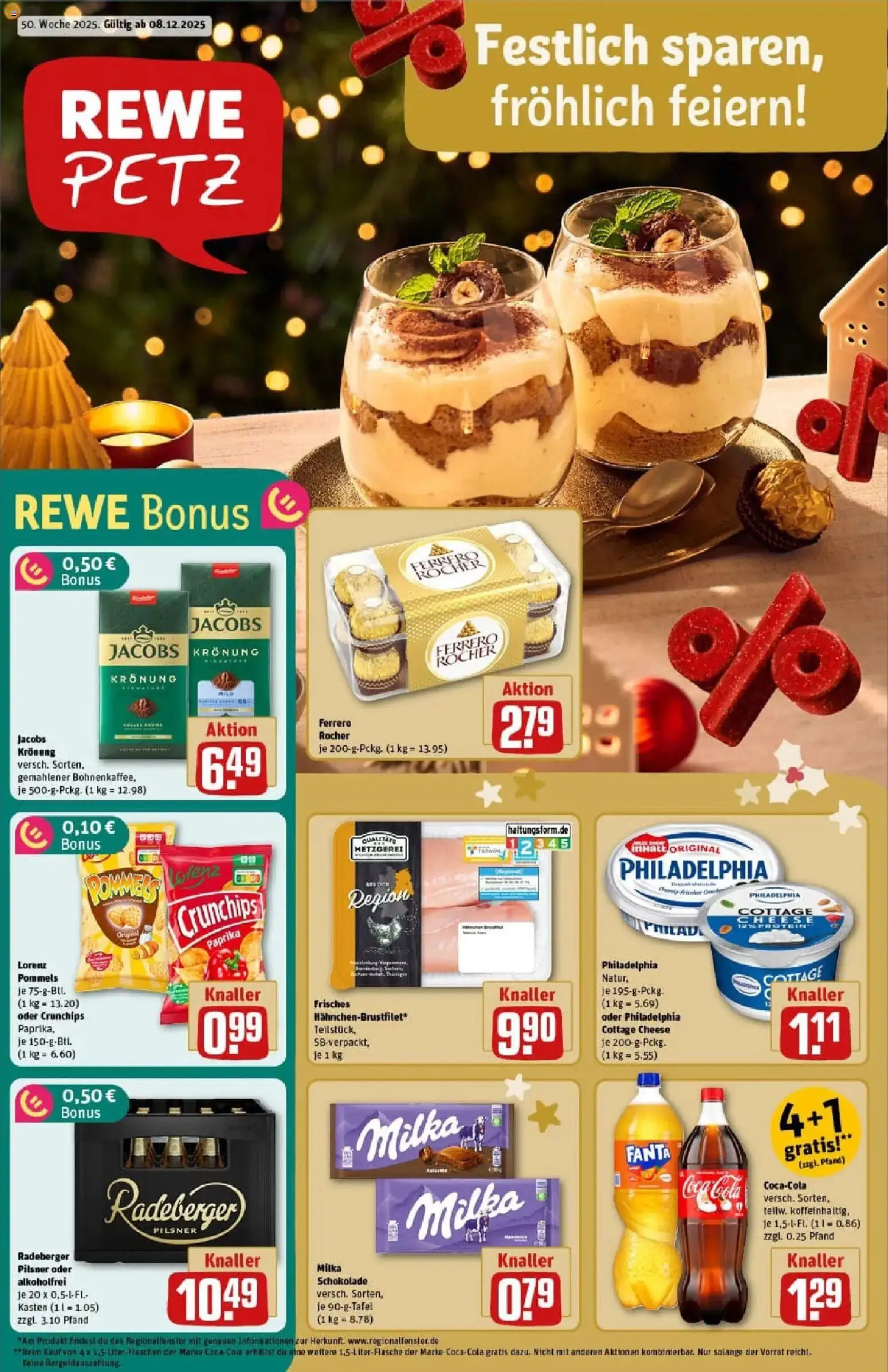 Vorschau von dem Prospekt des Geschäftes Rewe, gültig ab dem 07.12.2025