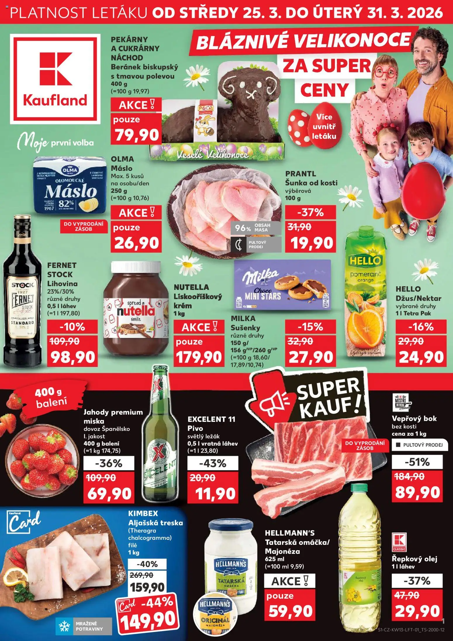 Náhled nabídky: Kaufland Kaufland leták - Ostrava platný od 25.03.2026