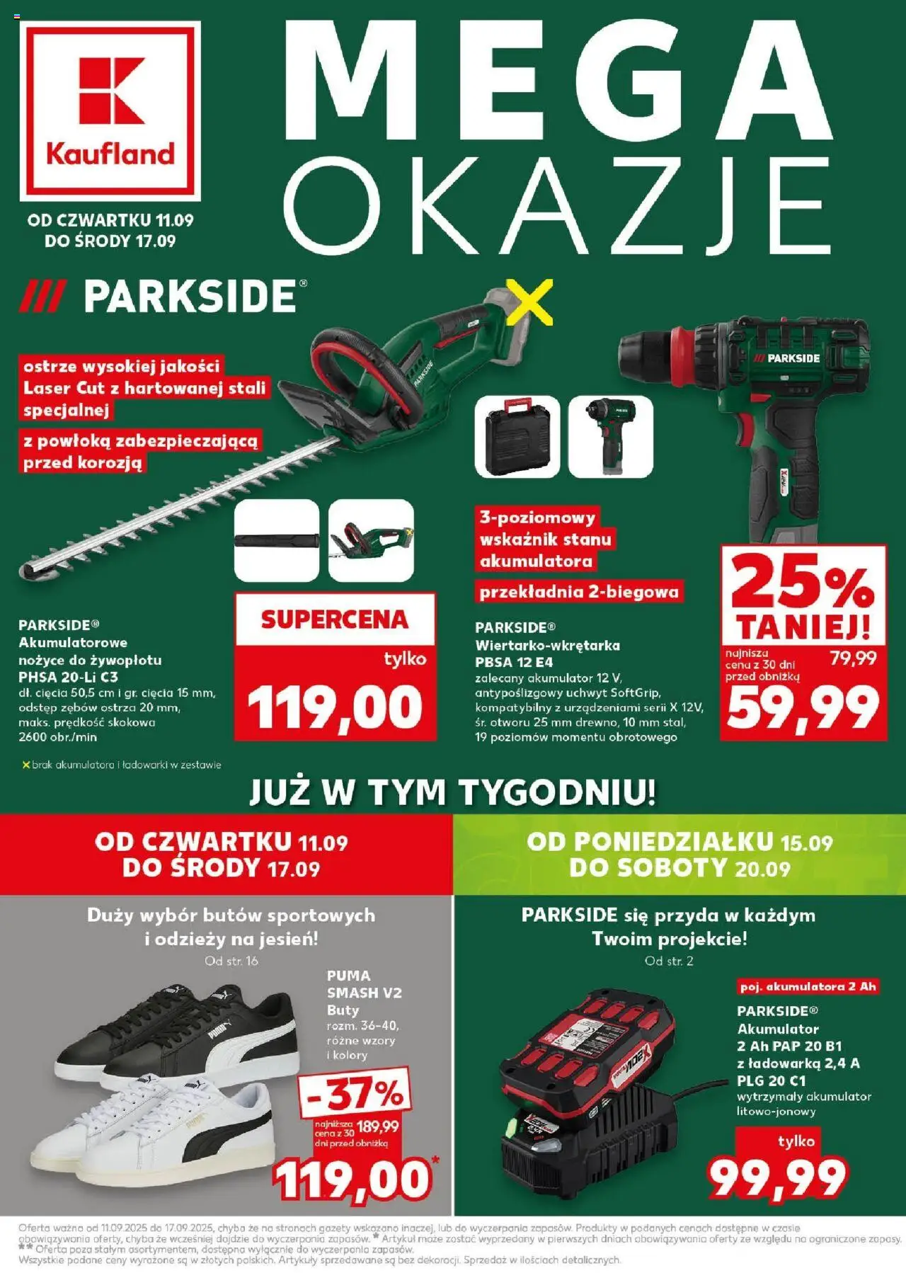 KAUFLAND gazetka promocyjna 11.09.2025 - Promocje - Numer strony 1