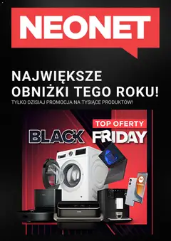 Pogląd gazetki "Black Friday" ze sklepu Neonet ważnej od 28.11.2025