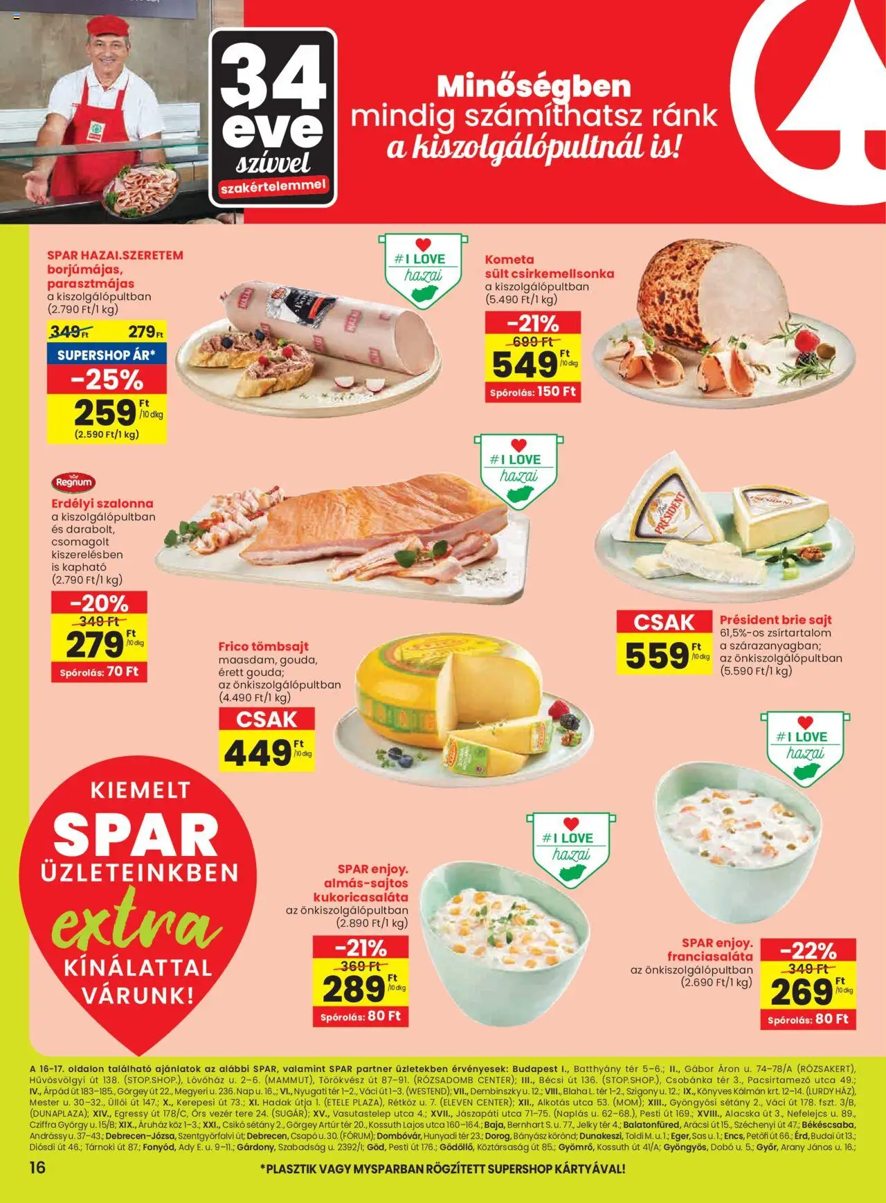 Spar aktuális szórólap, érvényes 2025.08.07.-től - 1 oldal