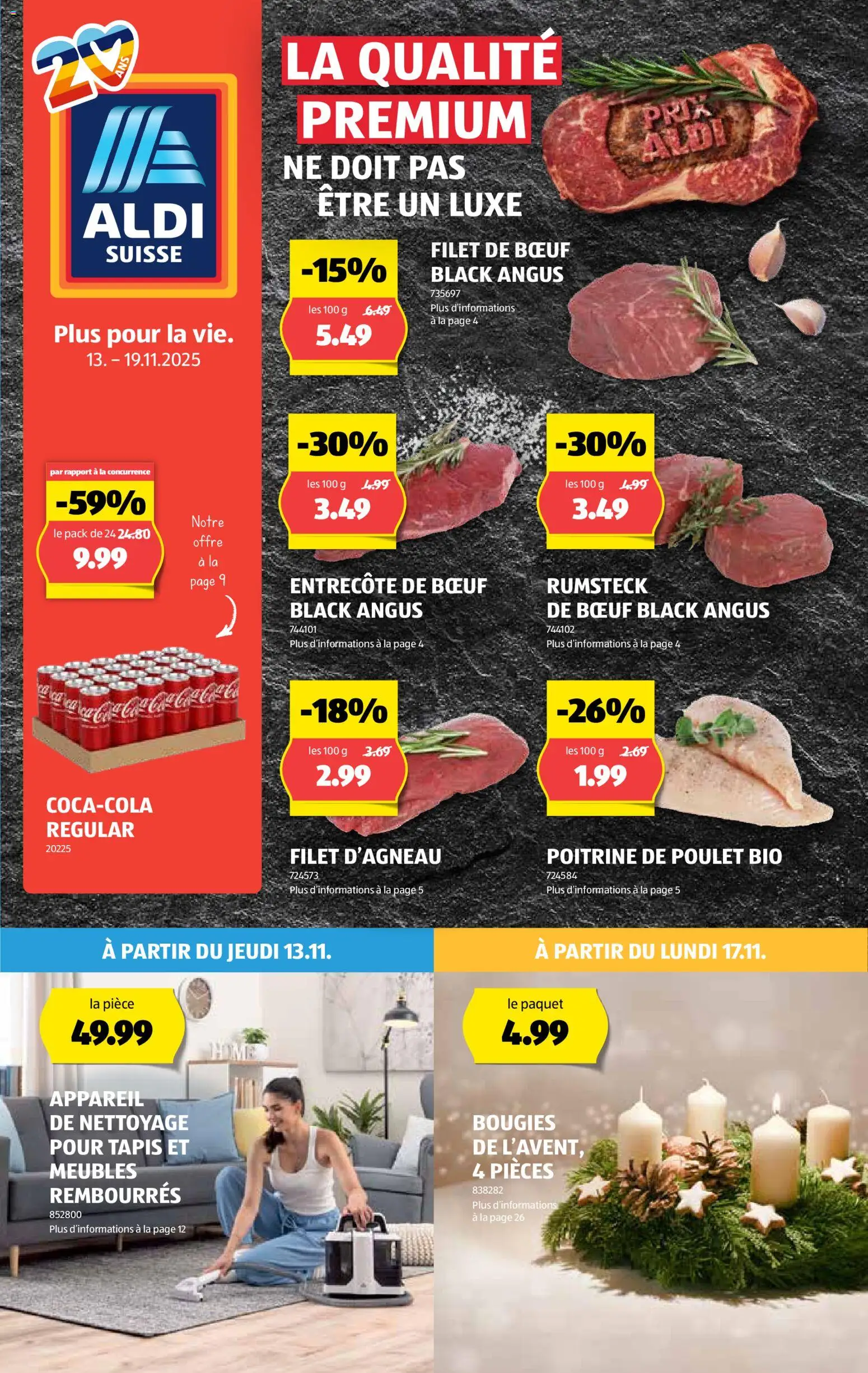 Vorschau des Merkblatts Aktionen FR vom Shop Aldi gültig von 13.11.2025 bis 19.11.2025