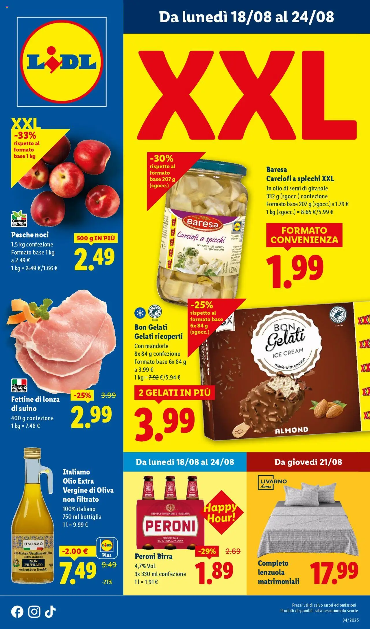 Volantino Lidl valido da 18/08/2025 numero di pagina 1