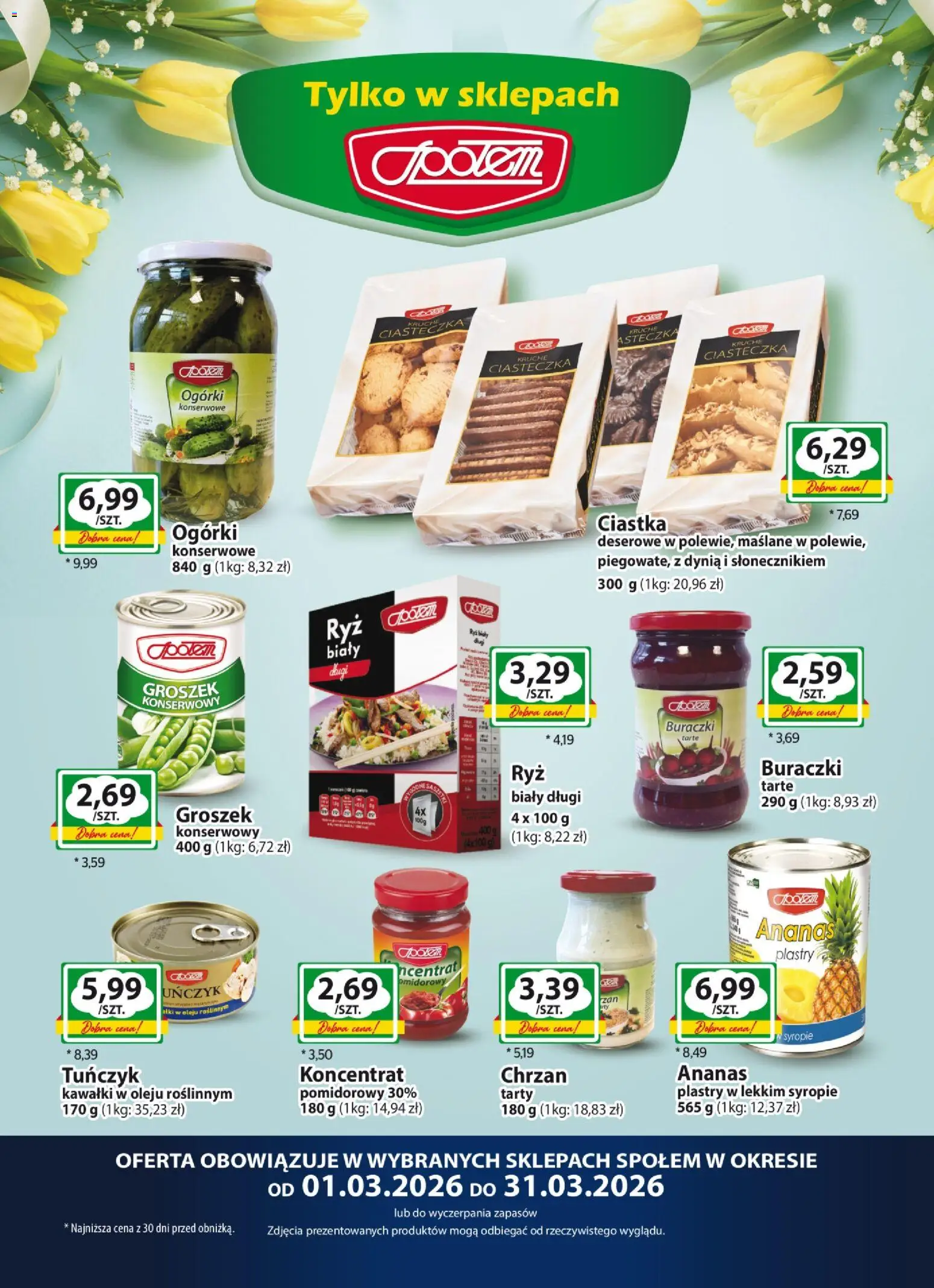 Pogląd gazetki "Społem gazetka własna marka" ze sklepu Społem ważnej od 01.03.2026