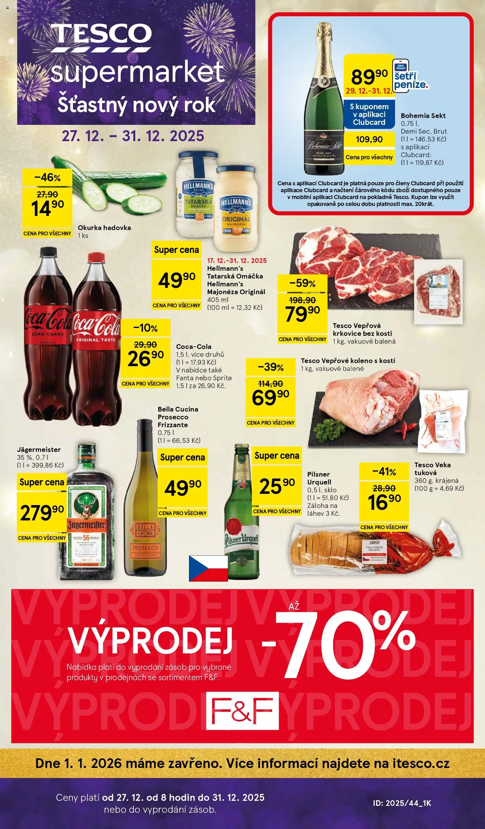 Náhled nabídky: Tesco Supermarket platný od 27.12.2025