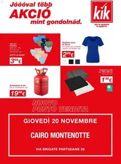 Anteprima dell'opuscolo KiK volantino fino al 12.11.2025 dal negozio KiK valido da 16/11/2025