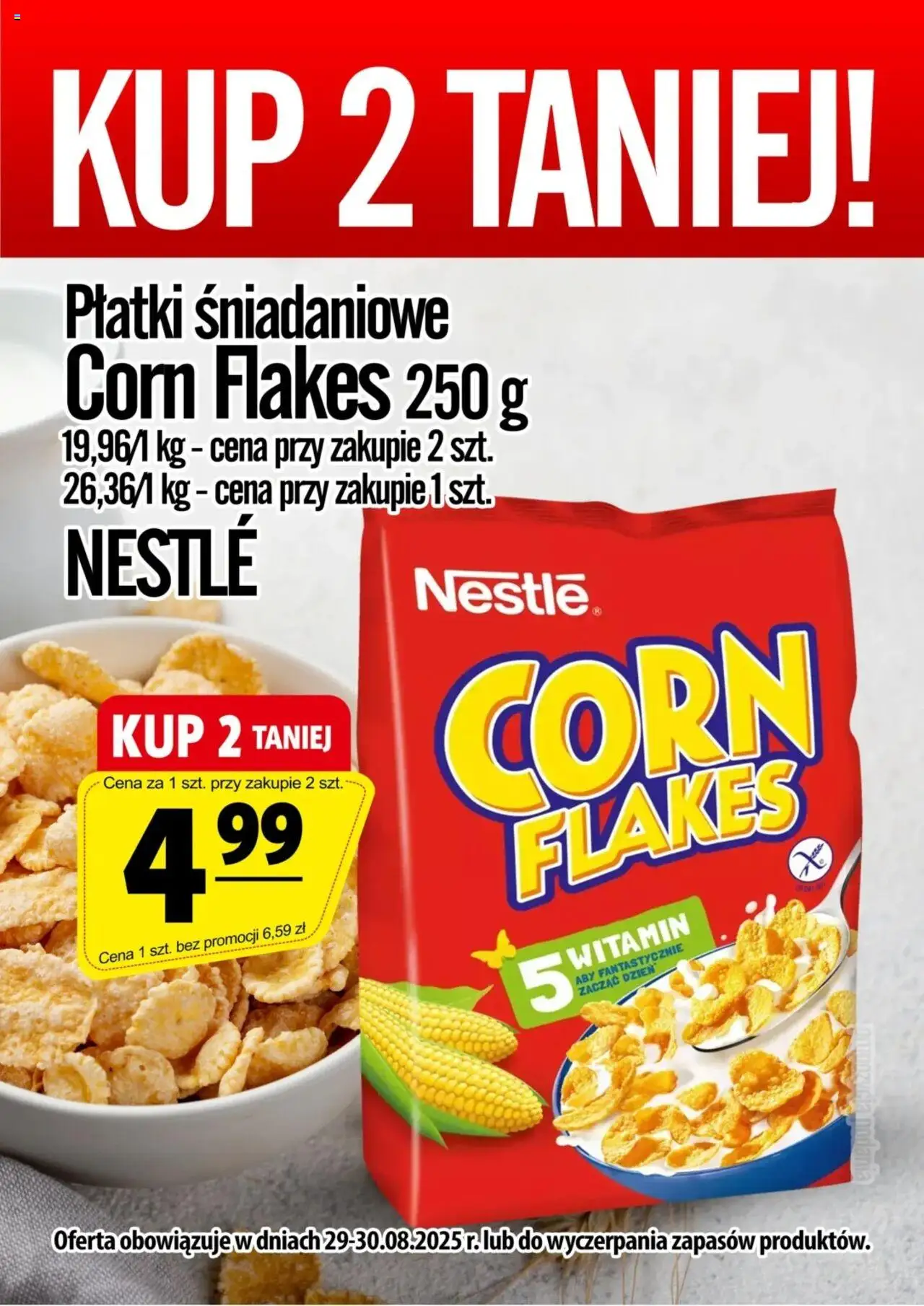 Prim Market Promocja - Corn Flakes od 29.08.2025 - Nowa Gazetka - Numer strony 1