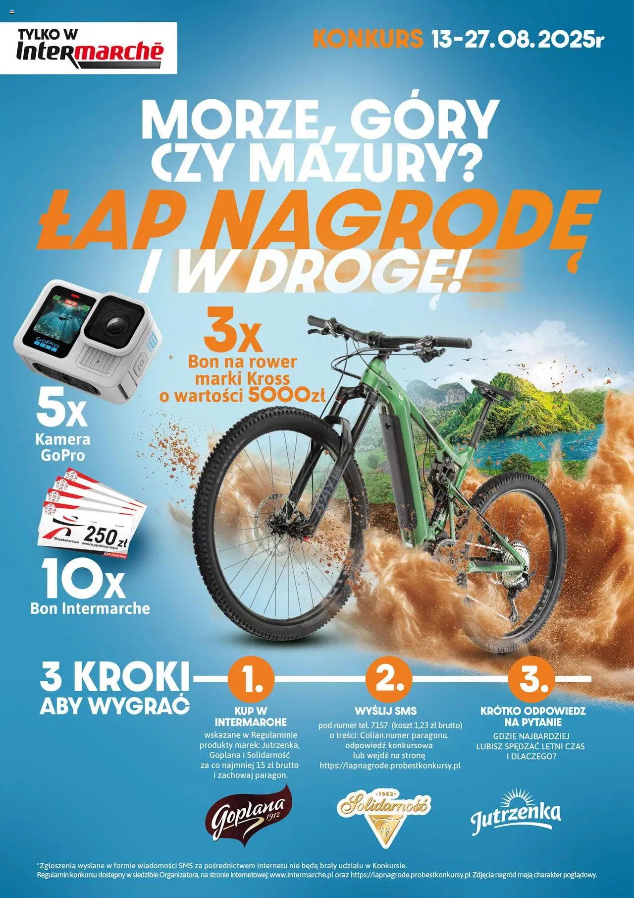 Intermarche Konkurs - Morze, góry czy mazury? od 13.08.2025 - Nowa Gazetka - Numer strony 1