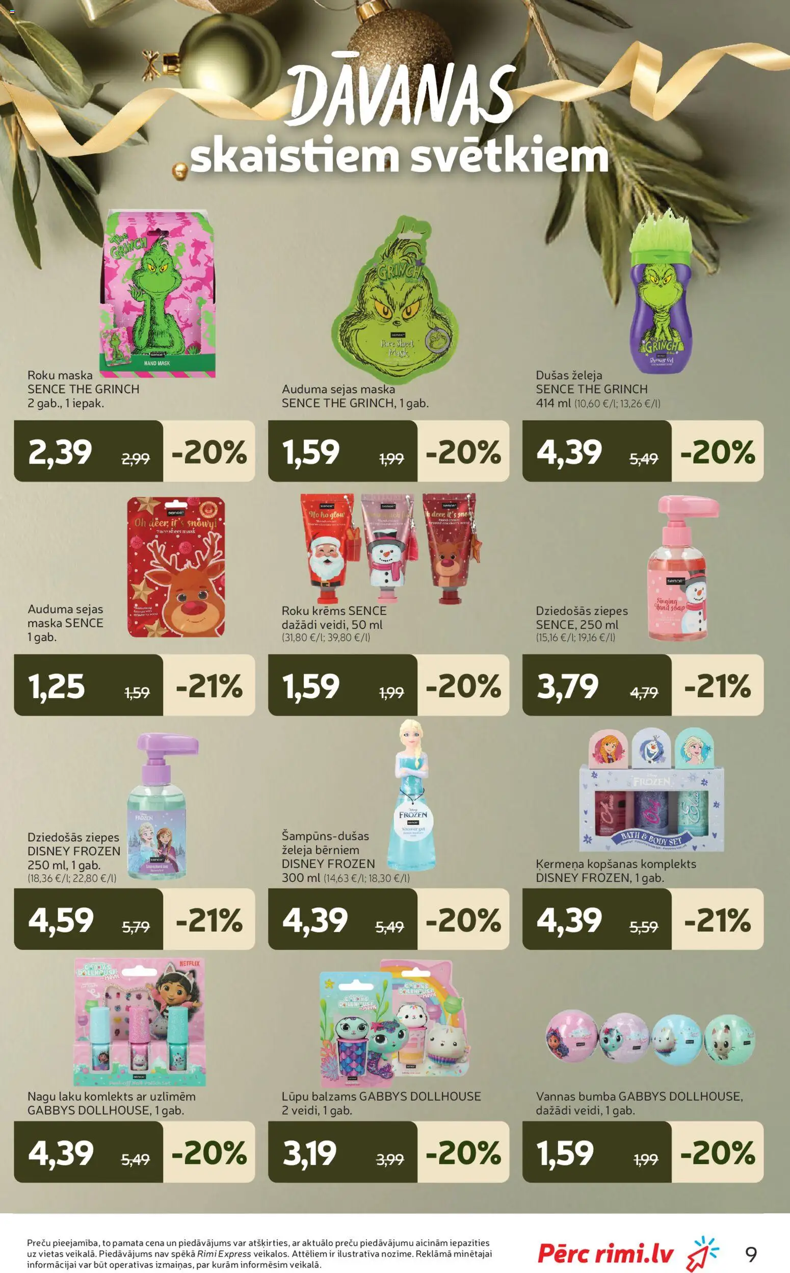 Skatīt Rimi akciju bukletu, derīgs no 2025.12.09