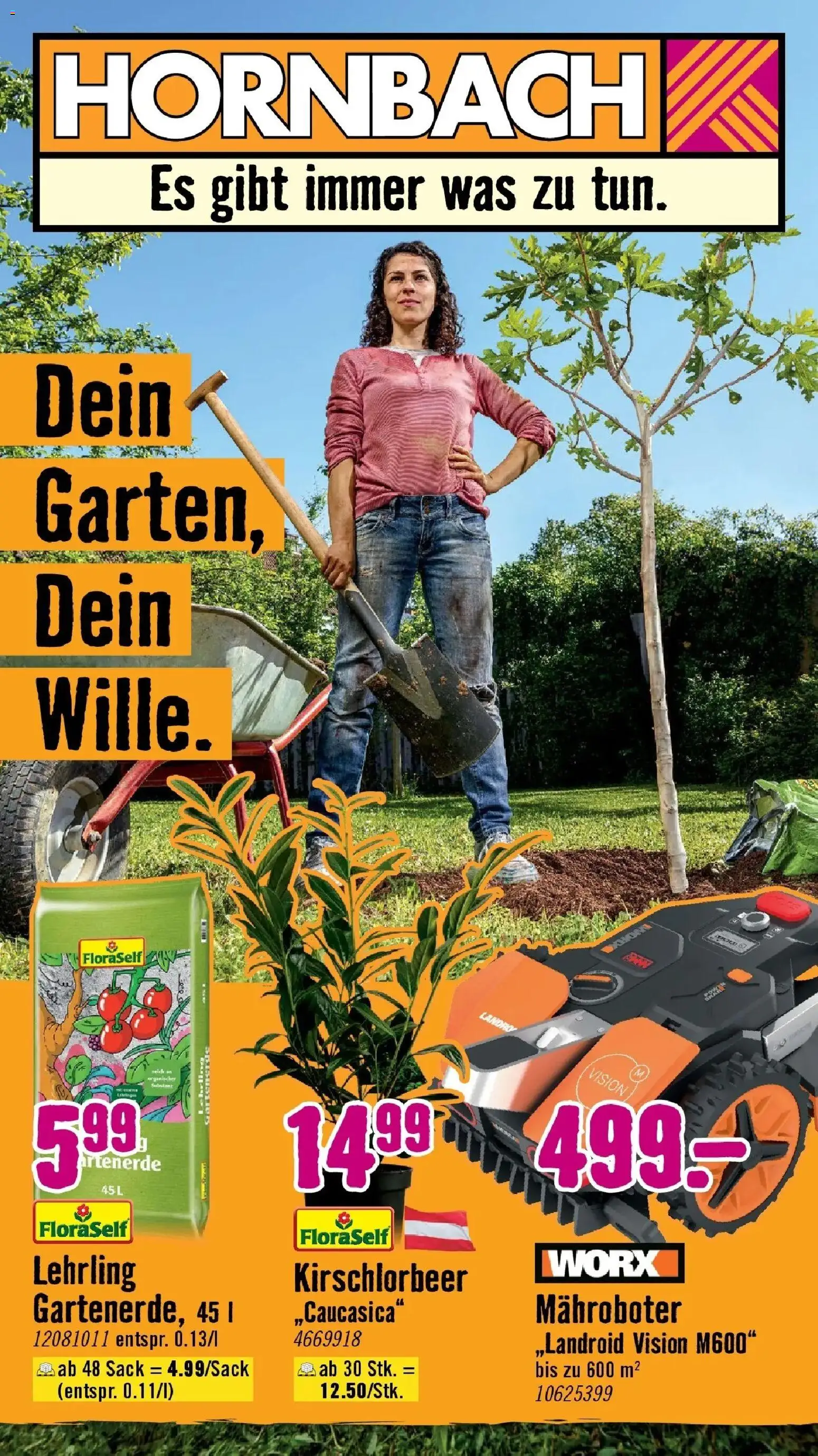 Vorschau der Angebote: Hornbach Hornbach Dein Garten, Dein Wille. gültig ab 17.03.2026