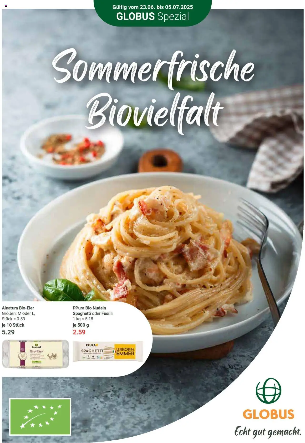 Globus Prospekt ab Montag 22.06.2025 > Prospekt Forchheim - Pasta, Spaghetti, Nudeln