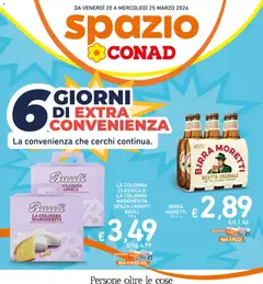 Anteprima dell'opuscolo Spazio Conad volantino Extra Convenienza dal negozio Spazio Conad valido da 20/03/2026