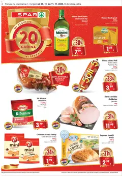 Pregled letka Katalog trgovine Spar vrijedi od 05.11.2025 | Stranica: 2