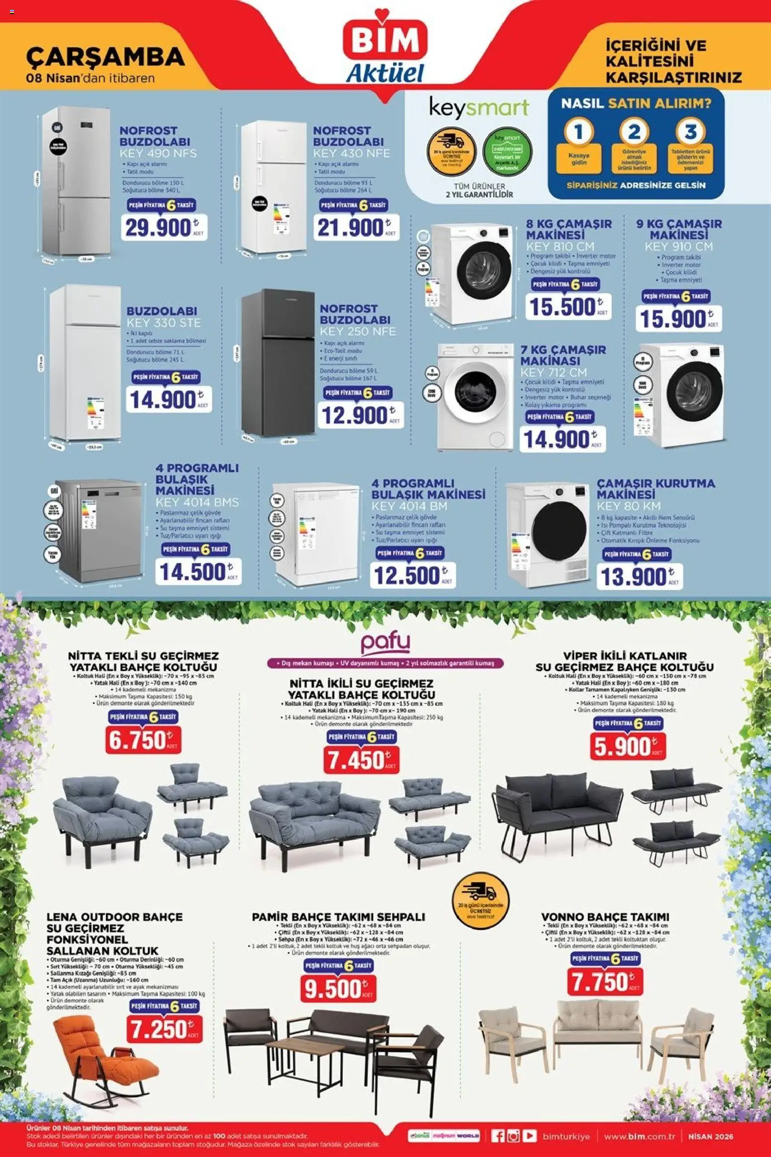 BİM BİM - Katalog Çarşamba 08.04.2026 - Broşürünün önizlemesi