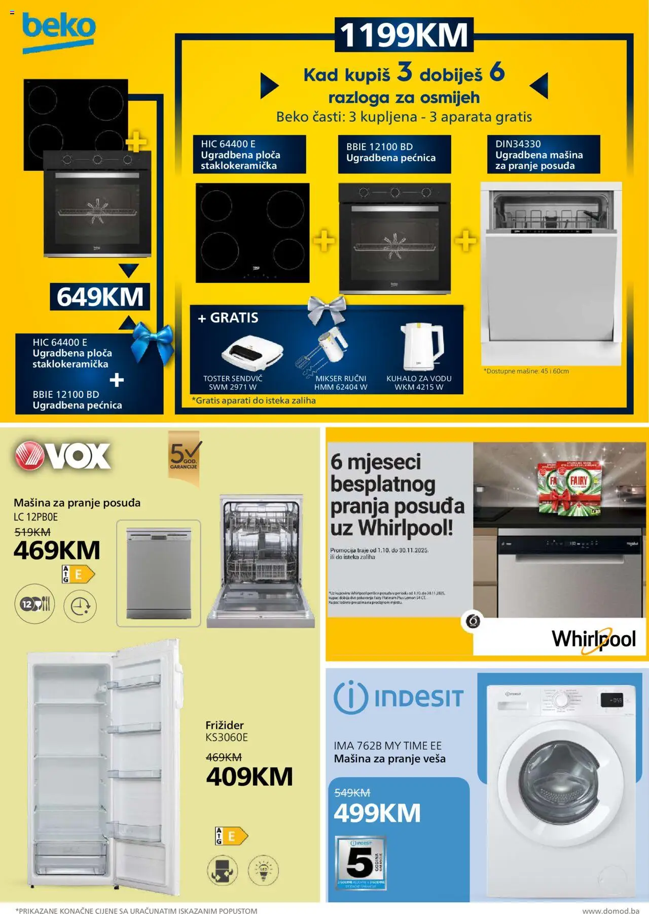 Pregled letka Katalog trgovine Domod vrijedi od 2025.10.10