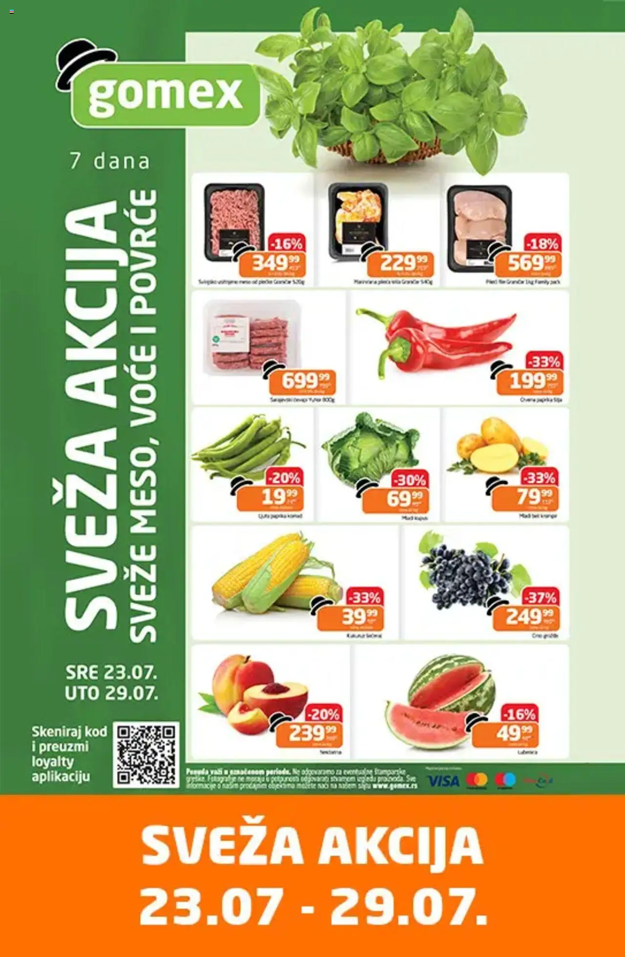 Gomex katalog važi od 23.07.2025 - stranica 1 - Povrće, Voće