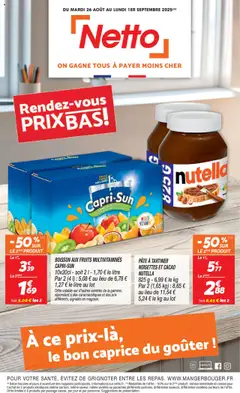 Prévisualisation de Catalogue du magasin Netto formulaire valide 26/08/2025