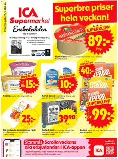 Förhandsgranska reklamblad Enskededalen från butik ICA Supermarket gäller från 05/01/2026