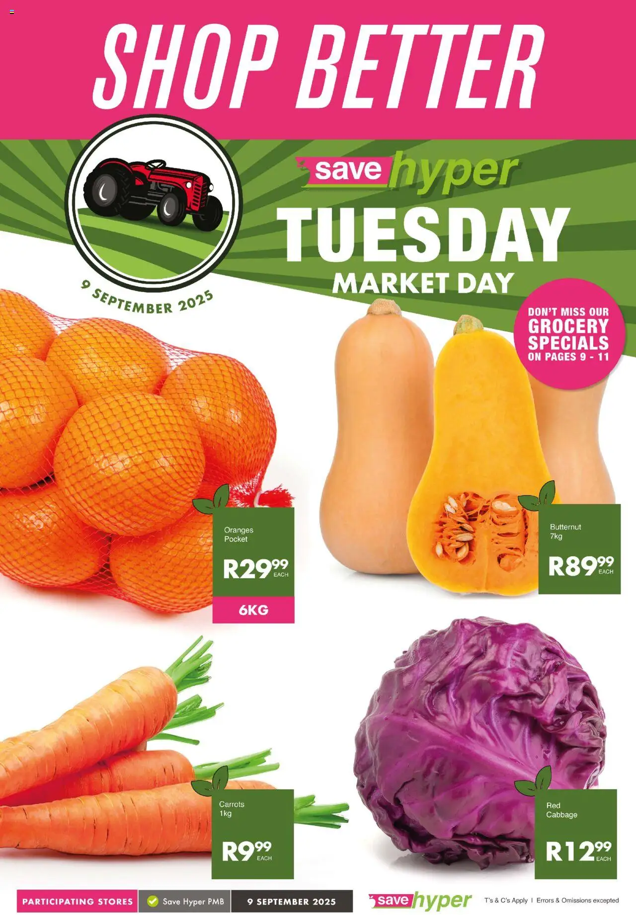 Save Market Day from 09/09 - 09/09/2025 > Promotions