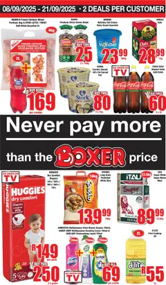 Preview of Boxer flyer valid from 08/09/2025