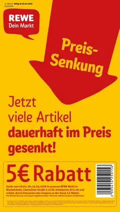 Vorschau von dem Prospekt des Geschäftes Rewe, gültig ab dem 20.04.2026