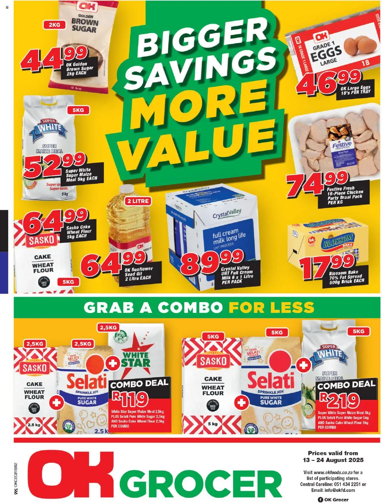 OK Foods Northen Cape - OK Grocer from 13/08 - 24/08/2025 > Promotions