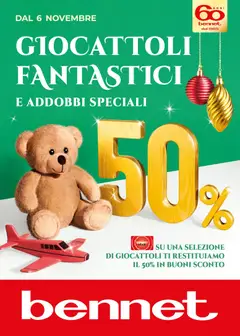 Anteprima dell'opuscolo Volantino Giocattoli dal negozio bennet valido da 06/11/2025