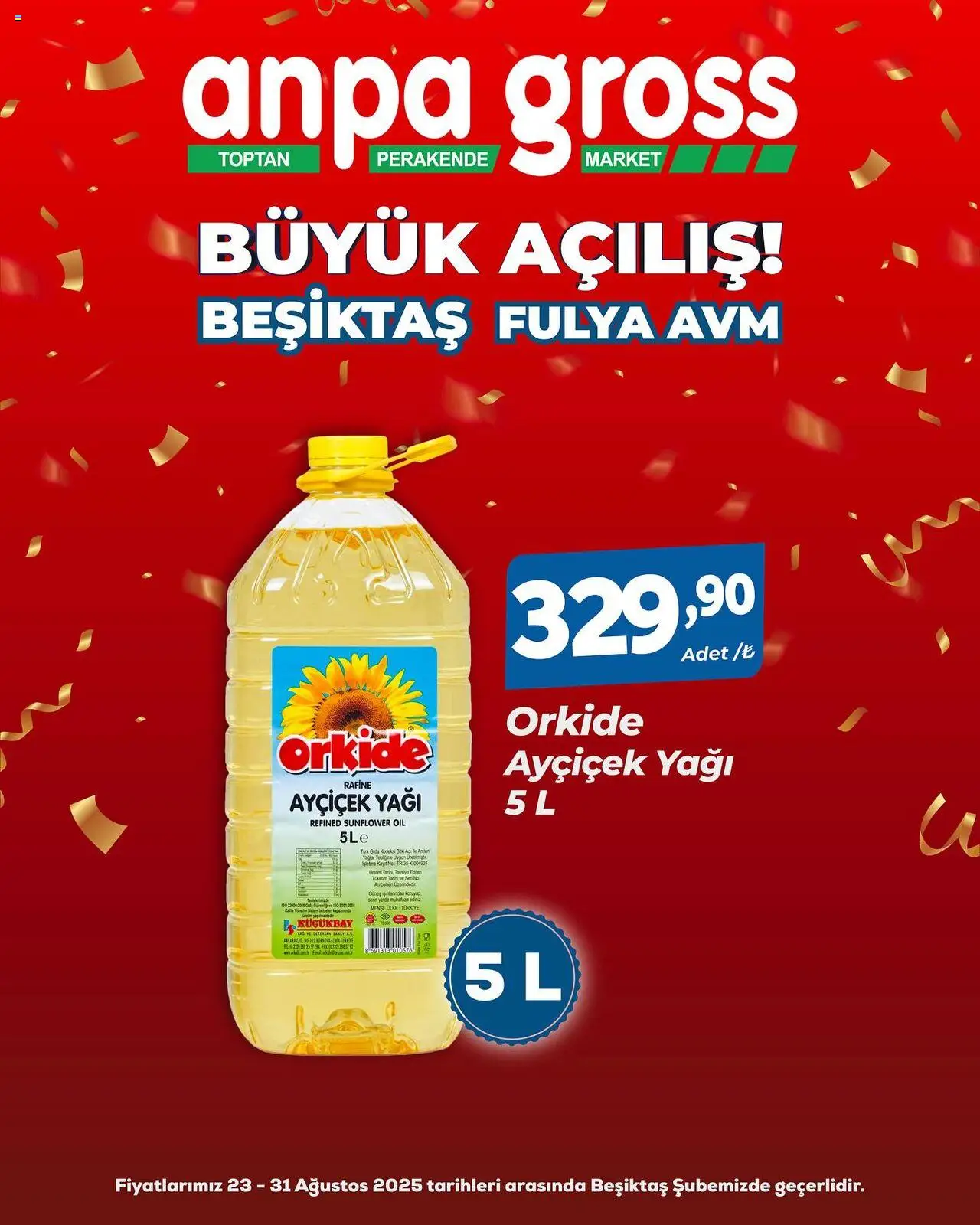 Anpa Gross Büyük Açılış (23 - 31 Ağustos 2025) - Sayfa numarası 1