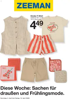 Vorschau von dem Prospekt des Geschäftes Zeeman, gültig ab dem 04.04.2026