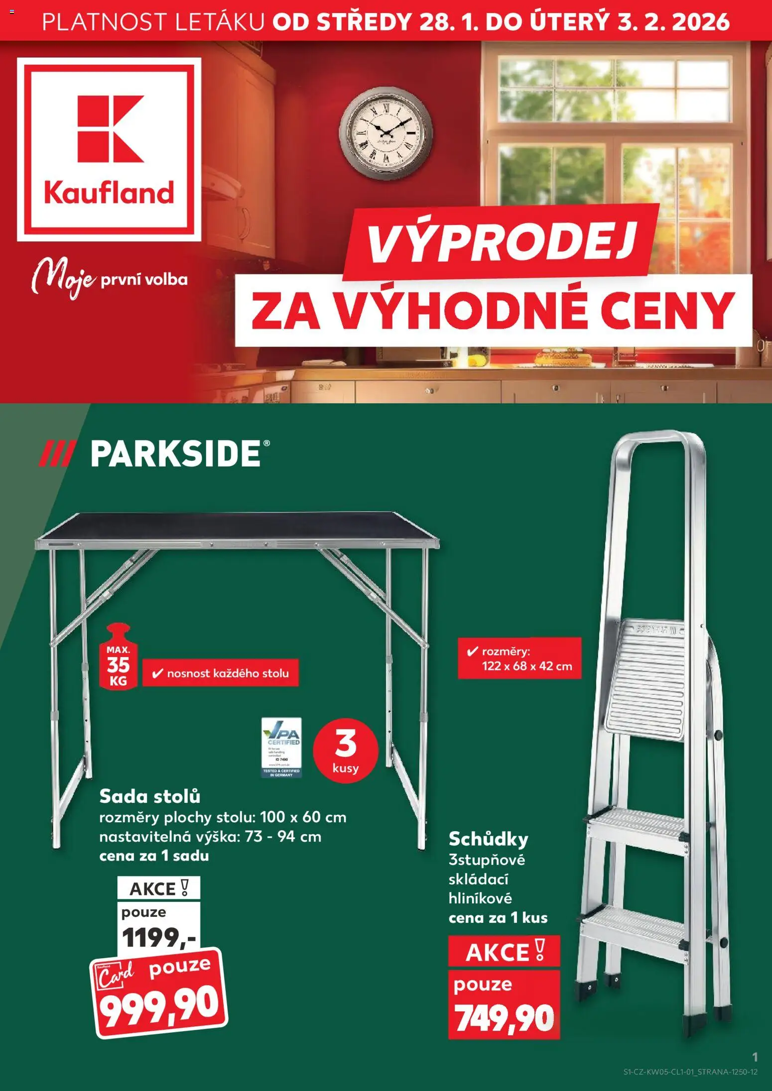 Náhled nabídky: Kaufland Leták - Plzeň Bory platný od 28.01.2026 - Parkside