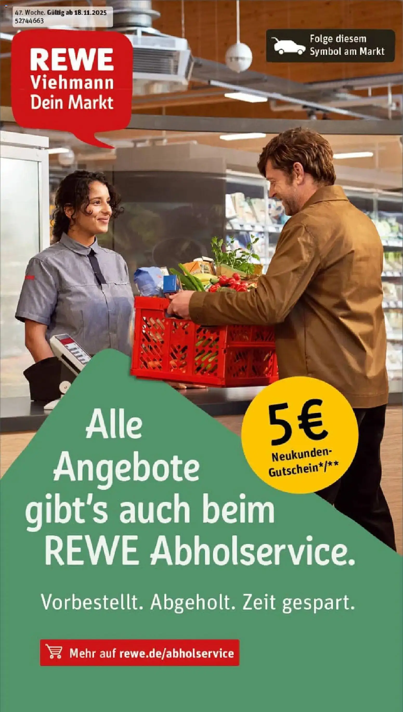 Vorschau von dem Prospekt des Geschäftes Rewe, gültig ab dem 17.11.2025