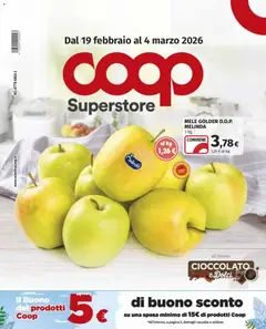 Anteprima dell'opuscolo Volantino Superstore - Chivasso dal negozio COOP valido da 19/02/2026