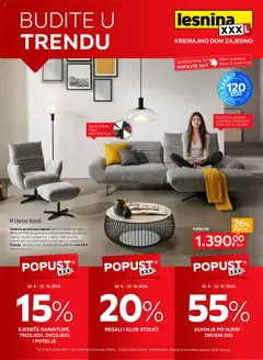 Pregled letka Katalog trgovine Lesnina vrijedi od 30.09.2025
