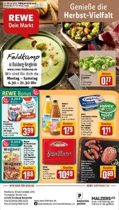 Vorschau von dem Prospekt des Geschäftes Rewe, gültig ab dem 19.10.2025