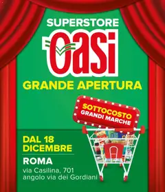 Anteprima dell'opuscolo Volantino Grande Apertura Roma dal negozio Oasi valido da 18/12/2025