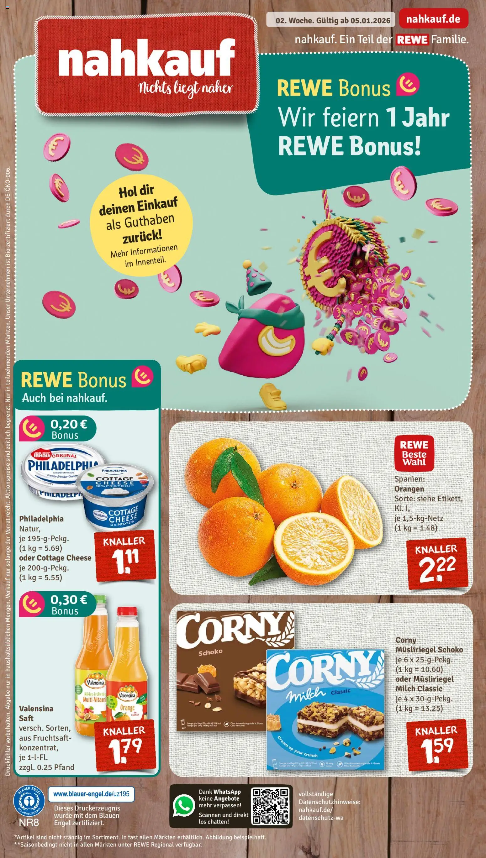 Vorschau von dem Prospekt des Geschäftes Nahkauf, gültig ab dem 04.01.2026