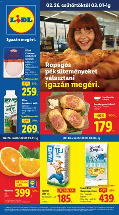 Lidl - Akciós újság Lidl megtekintése, amely érvényes 2026.02.26.-től