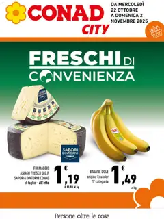 Anteprima dell'opuscolo Volantino City Campania dal negozio Conad valido da 22/10/2025