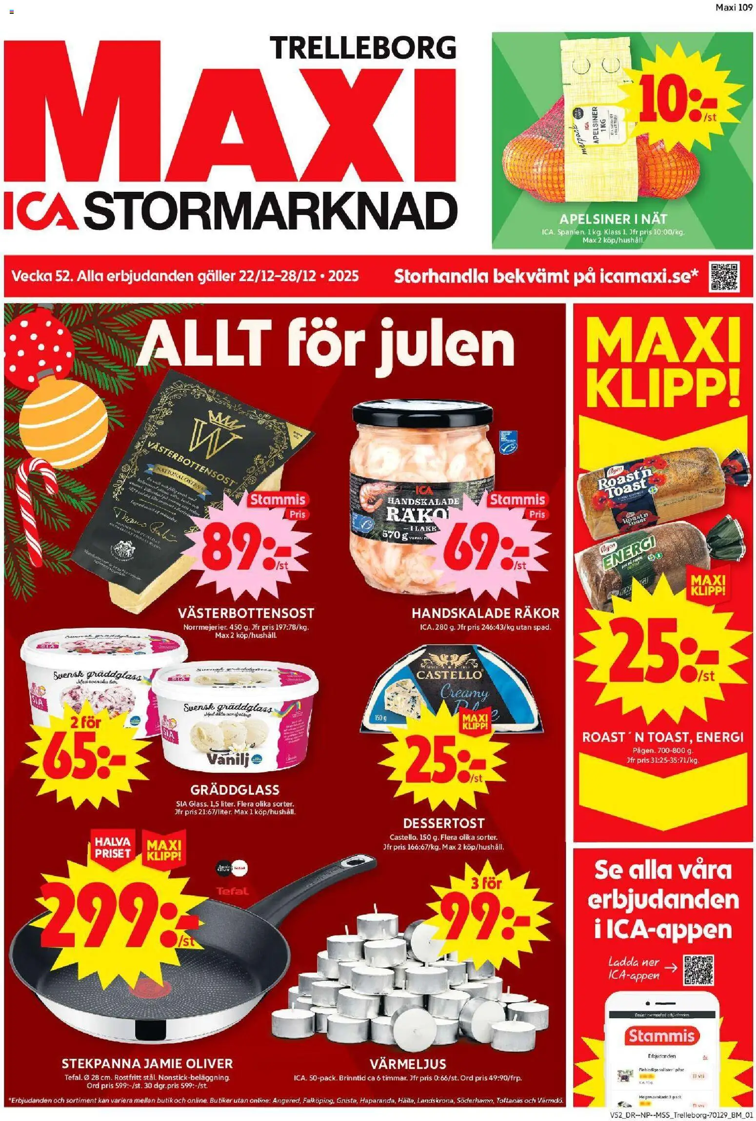 Förhandsgranska reklamblad Trelleborg från butik ICA Maxi gäller från 22/12/2025